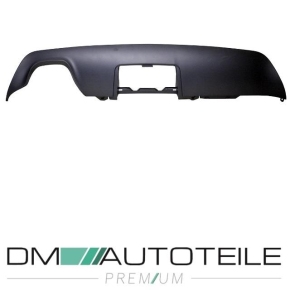 Rear Diffusor Black Matt for Trailer hitch fits on BMW E60 E61 M Sport 03-10