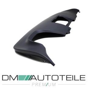 Rear Diffusor Black Matt for Trailer hitch fits on BMW E60 E61 M Sport 03-10