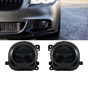 SET LED Fog Lights Lamps Smoke Black fits BMW F10 F11 F07...