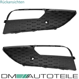 Stoßstangengitter SET + Kühlergrill Wabendesign Paket Schwarz Audi A3 8V 12-16
