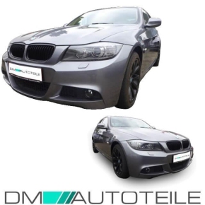 LCI Sport Front Bumper FACELIFT PDC fits on BMW E90 E91 Series or M-Sport +Fogs