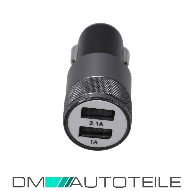 LED KFZ Auto 2 Dual 2.1 Ladegerät Zigarettenanzünder USB Adapter