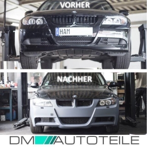 Sport Front BUMPER+Fogs fits on BMW E90 E91 also M-Sport +Accessoires+tested