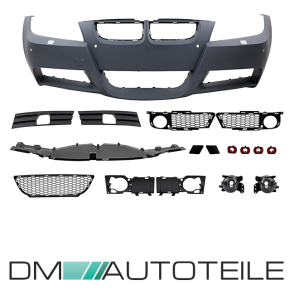 bodykit complete Bumper ABS fits on BMW E90 05-08 park assist headlamp  washer + accessories fits on M-Sport+M3