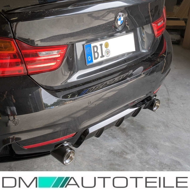 Carbon matt Auspuffblenden Endrohre für BMW Fx 1er 2er 3er 4er