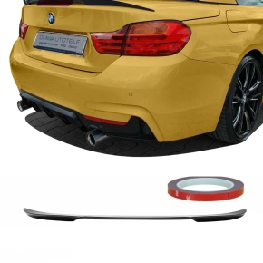 Roof Rear Lip Boot Trunk Spoiler primed + 3M Tape fits on BMW E60 all  Models + M