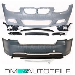 Sport Bumper Kit Set ABS Front + Rear + Fogs w/o  PDC +Acces.for M-Sport fits on BMW E90 Year 08-11 