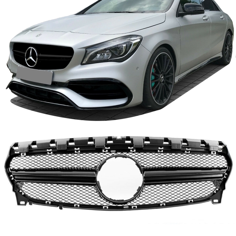 W117 C117 Cla Gitter Grill Modelle bis 06/2016 Schwarz und Chrom W117 C117 Cla Gitter Grill Modelle bis 06/2016 Schwarz und Chrom