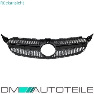 Kühlergrill Schwarz Glanz + Kamera passt für Mercedes W205 S205 14-18 kein AMG
