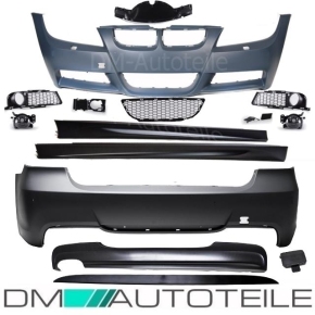 Zubehör Set Komplett für Stoßstange vorne für BMW 3er E90 E91 05