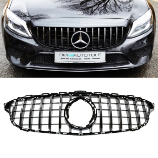 Sport-Panamericana GT Kühlergrill Schwarz Chrom passt für...