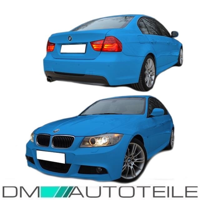 Set Bumper Body Kit complete ABS + accessories fits on BMW E90 Standard or M-Sport  for Washers/ PDC 08-11 Facelift