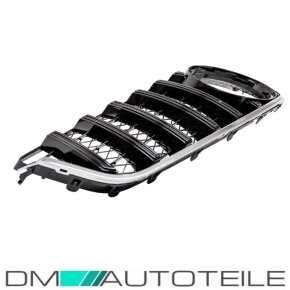 Kühlergrill Schwarz Glanz passt für Mercedes E-Klasse Coupe Cabrio W207 ab Bj 09-13 auf Sport-Panamericana GT 