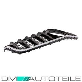 Kühlergrill Schwarz Glanz passt für Mercedes E-Klasse Coupe Cabrio W207 ab Bj 09-13 auf Sport-Panamericana GT 