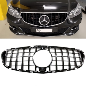 Radiator Front Grille Black Gloss fits Mercedes E-Class...