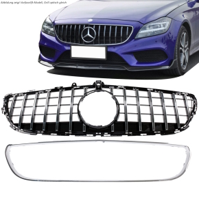 Kühlergrill Chrom passt für Mercedes W218 CLS...