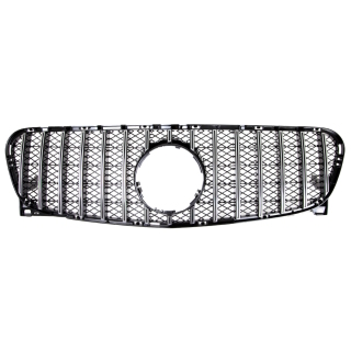 Panamericana GT Kidney Front Grille Black Chrome fits on GLA X156 up 2013-2017