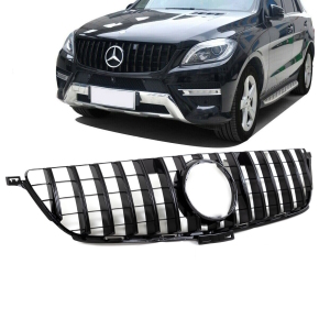 Kühlergrill Schwarz glanz passt für Mercedes...