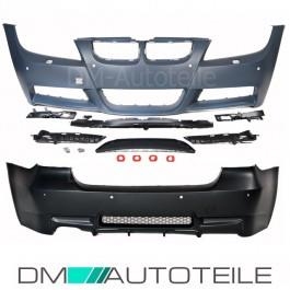 Set Sport Stoßstange Bodykit + Zubehör inkl.Nebel für SRA/PDC passend für BMW E90 05-08 Vorfacelift für M-Technik