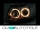 Angel Eyes Headlights Set + LED Indicators Black H7/H7 fits on BMW E90 E91 
