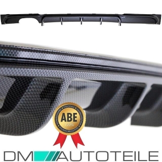 Rear Diffusor Sport-Performance CARBON GLOSS FITS ON BMW F30 F31 M-Sport Bumper