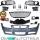 Sport Front Bumper primed for washers / park assist 05-08 + accessories fits on BMW E90 Saloon w/o M-Sport + rivets