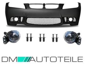 EVO Sport Front Bumper fits on BMW E90 E91 05-08 ABS +Set...