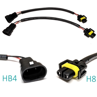 2x Adapter HB4 auf H8 H11 Stecker Anschluss Verbindung KFZ PKW Nebelscheinwerfer