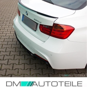 Performance Rear Trunk Roof Lip Spoiler Splitter fits on BMW 3 F30 Saloon +3M