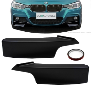 Sport- PERFORMANCE Front Flaps Splitter Black Matt LIP...