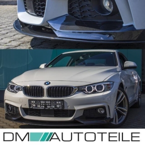 PEFORMANCE Front Spoiler Splitter Carbon High Gloss fits on BMW F32 F33 F36 M