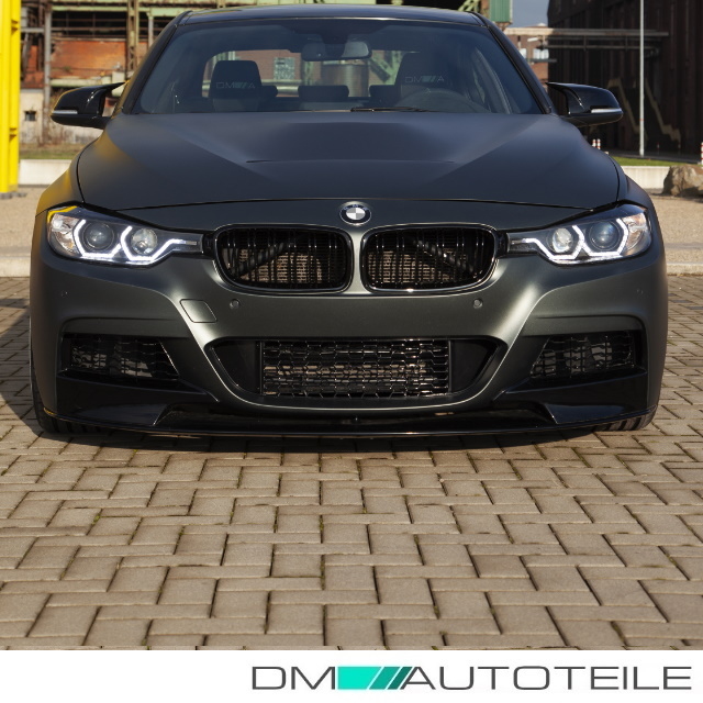 Frontspoiler Lippe Sport-Performance Schwarz Matt passt für BMW 3er F30 F31  mit M-Paket +ABE*