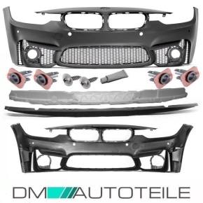 EVO Sport Bodykit Stoßstange Front Seite Heck Duplex passt für BMW F30 nicht M3