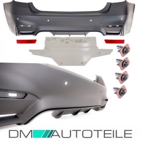 Sedan EVO Bodykit Sport Bumper Front + Skirts+Rear Duplex fits on BMW F30 w/o M3