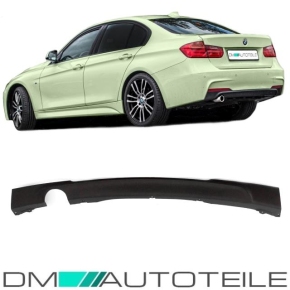 Rear Diffusor Bumper Black Matt fits on BMW 3-Series F30...