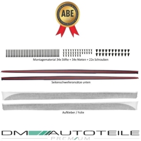 Set Seitenschweller Leisten SPORT-PERFORMANCE +Folie...