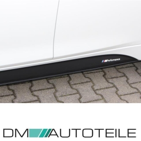 Set Seitenschweller Leisten SPORT-PERFORMANCE +Folie Schwarz Matt passt für BMW 3er F30 F31 M-Paket
