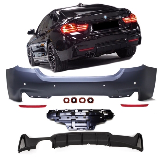 Sport Heckspoiler Lippe Schwarz Glanz passt für BMW 4er F36 Gran Coupe  13-21 : : Auto & Motorrad