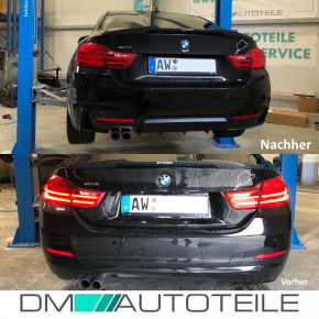 Sport-Performance Heck Stoßstange +Diffusor passt für BMW F36 Gran-Coupe + ABE*
