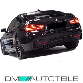 Sport-Performance Heck Stoßstange +Diffusor passt für BMW F36 Gran-Coupe + ABE*
