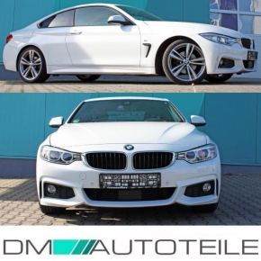 SPORT FRONT BUMPER ABS +ACCESSOIRES fits on BMW 4 F32 F33 F36 Series or M-Tech
