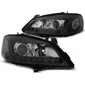 Scheinwerfer Tagfahrlicht LED schwarz passt für Opel...