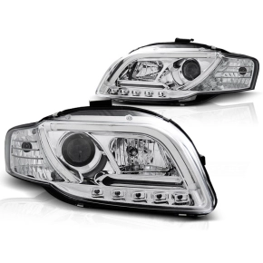 Scheinwerfer Tagfahrlicht LED schwarz LTI passt für VW T5 GP