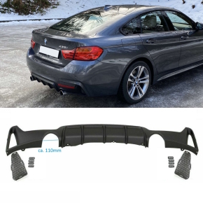 LACKIERT Schwarz glanz Front Spoiler Lippe Sport-PERFORMANCE für