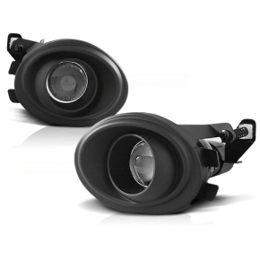 Set Schwarz Nebelscheinwerfer für BMW 5er E39 +3er...