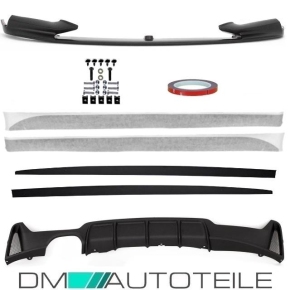 Sport-Performance Spoiler +Diffusor +Side Blades +Foil Black Matt fits BMW F32 F33 F36 M-Sport 418-430