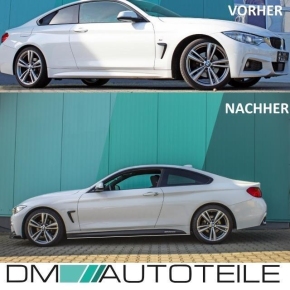 Sport-Performance Spoiler +Diffusor +Side Blades +Foil Black Matt fits BMW F32 F33 F36 M-Sport 418-430