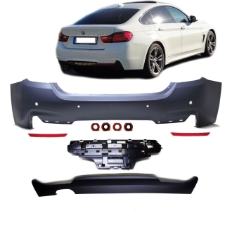 Heckdiffusor Sport-Performance Carbon Look passt für BMW F32 F33 F36 M-Paket