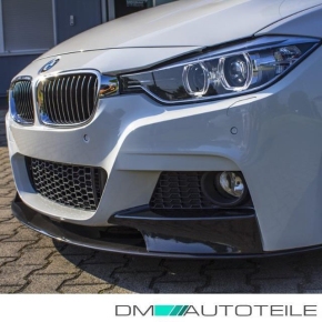 Spoiler Splitter +Diffusor +Skirts Decals +Trunk Black Gloss fits on F30 M-Sport