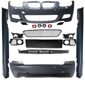 FULL PDC BODYKIT Front + Rear BUMPER +Skirts fits  BMW E92 E93 06-10 + M SPORT